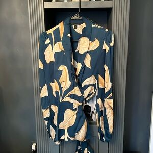 Beautiful wrap blouse by Banana Republic!